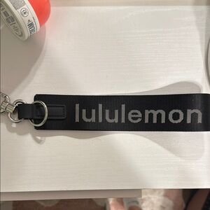 Lululemon Black Keychain